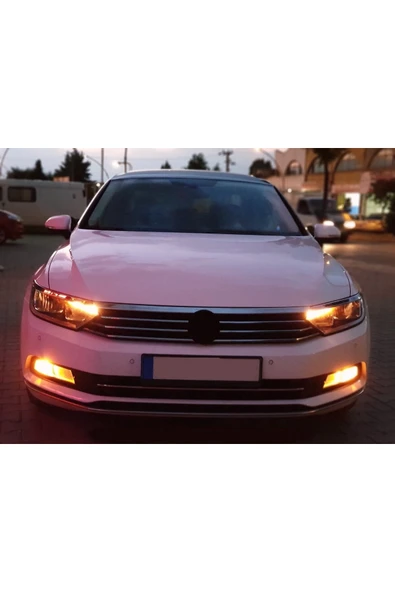 OTO H.İ.T. VOLKSWAGEN PASSAT B8 UYUMLU GÜNDÜZ FARI AMPULÜ TURUNCU AMBER 1 ÇİFT ürün görseli 1