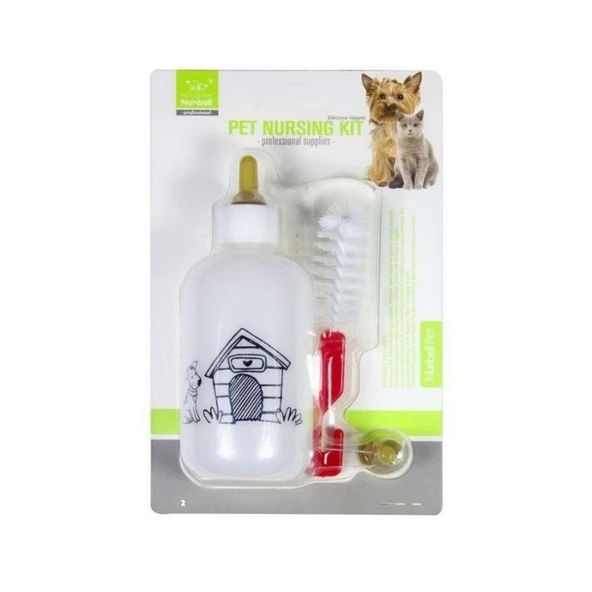 Nunbell Kedi ve Köpekler için Biberon Seti 100 ml ürün görseli 1