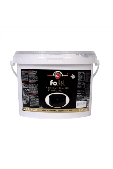 FO Çikolata Aromalı Soğuk Pasta Jeli 7 KG ürün görseli 1