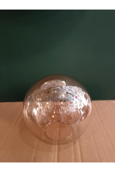 LİVORA LIGHTING Bal Rengi 15 cm Glop Fanus Avize Camı ürün görseli 1