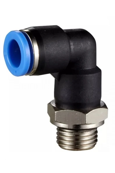 DES HİDROLİK 1/8-4 MM DÖNER DİRSEK HAVA (PNÖMATİK) ürün görseli 1