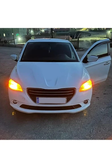 OTO H.İ.T. PEUGEOT 301 UYUMLU GÜNDÜZ FARI AMPULÜ TURUNCU AMBER 1 ÇİFT ürün görseli 1