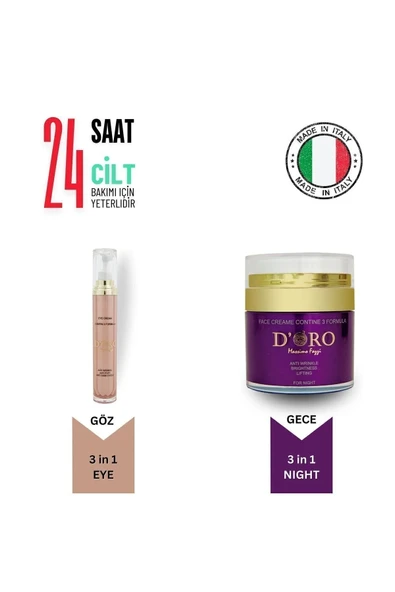 D'ORO İKİLİ CİLT BAKIM SETİ ürün görseli 1