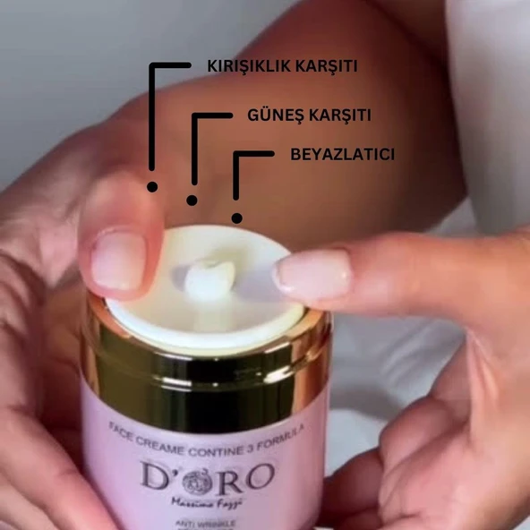 D'ORO İKİLİ CİLT BAKIM SETİ - Resim 4