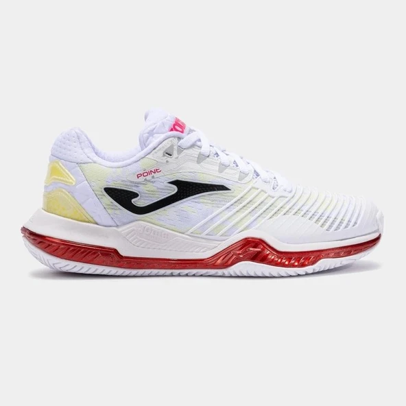 Joma Point Lady TPOILW2502AC Kadın Toprak & Sert Kort Tenis Ayakkabısı - Beyaz ürün görseli 1
