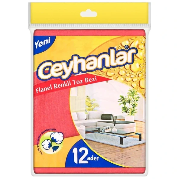 Ceyhanlar Flanel Toz Bezi 12'li - Resim 2