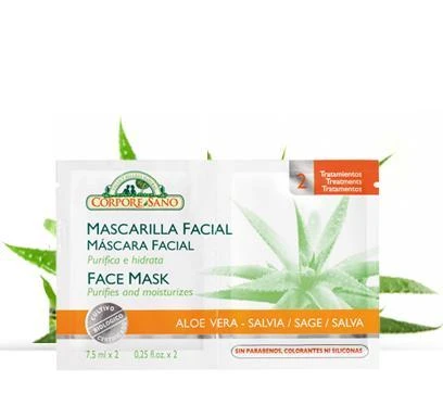 Natur Vital Aloe Veralı Maske 7,5 Ml x 2 ürün görseli 1