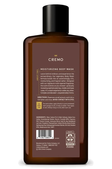 Cremo Casked Vanilla Duş Jeli 473ML - Resim 2
