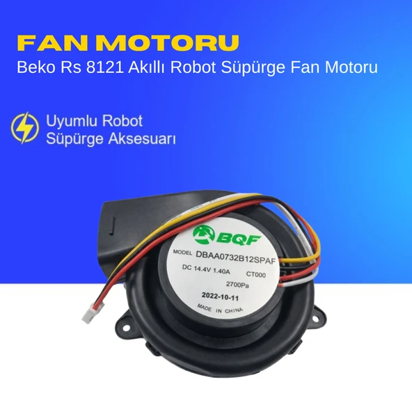 Beko Rs 8121 Akıllı Robot Süpürge Fan Motoru Aksesuarları – Yedek Parça ürün görseli 1