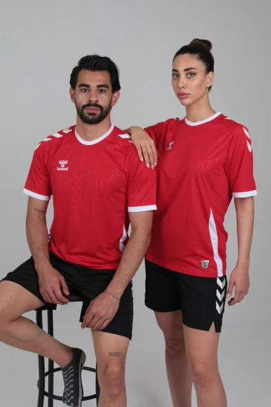 Hummel Dream Antrenman Tişört Kırmızı ürün görseli 1