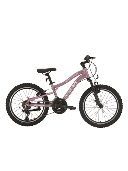 Bisan KDX 2500 V Fren 20 Jant Çocuk Bisikleti 28 Cm Kadro 21 Vites Metalik Pembe Beyaz ürün görseli 1