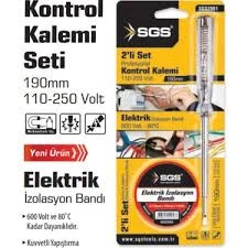 SGS 2 Lİ SET PROFESYONEL KONTROL KALEMİ ürün görseli 1
