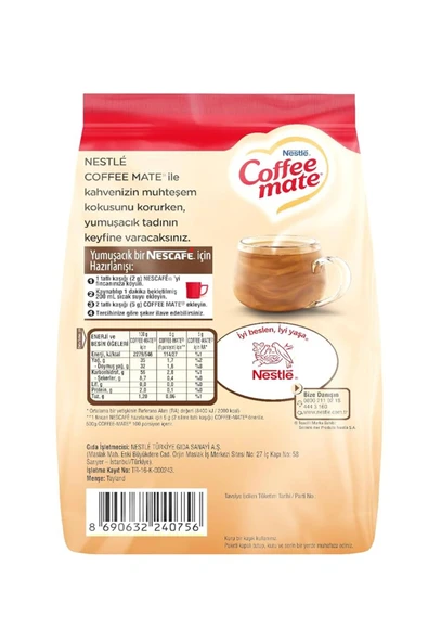 Coffee Mate süt tozu 500 gr Poşet - Resim 3
