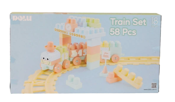 5221 OYUNCAK TREN SET 58 PARÇA - Resim 2