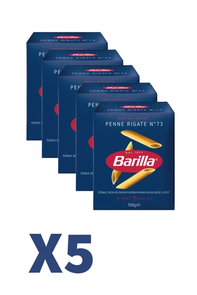 Barilla Penne Rigate 500 Gr X5 Adet Set ürün görseli 1