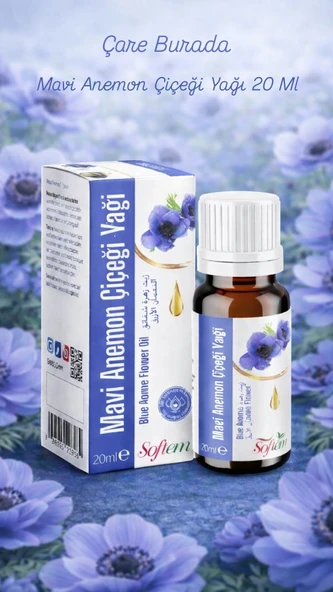 Mavi Anemon Çiçeği Yağı (20 Ml) - Resim 2