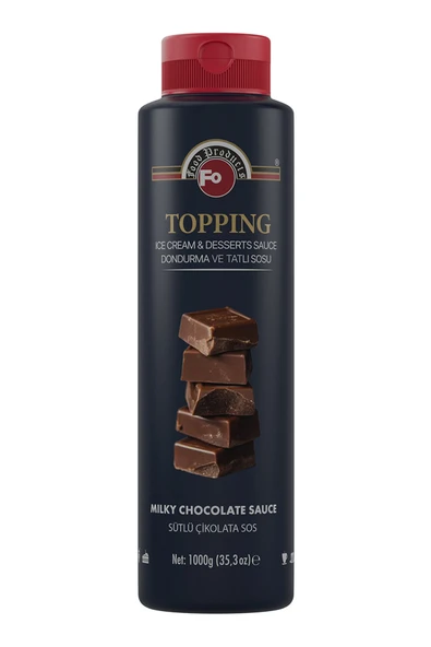 FO Sütlü Çikolatalı Topping Dondurma Sosu 1 kg ürün görseli 1