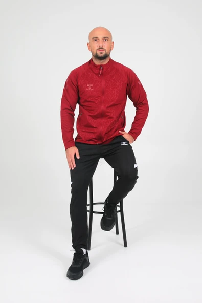 Hummel Dream Kamp Eşofman Üstü Bordo - Resim 4
