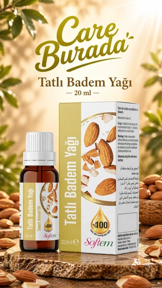 Tatlı Badem Yağı (20 Ml) ürün görseli 1