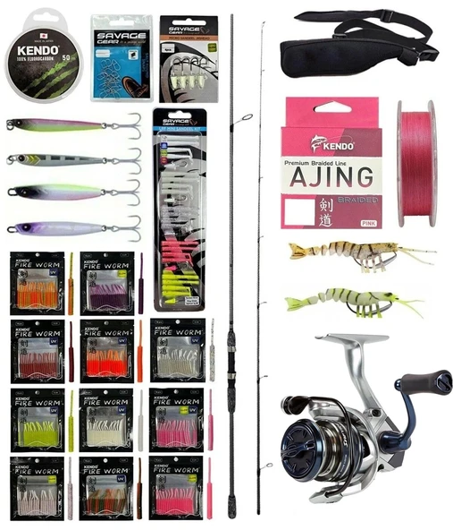 YekOutdoor ULTRA LRF Seti Okuma Wave Up Spin 229cm 3-14gr 2 Parça Olta Kamışı&Okuma Safyre 2500A Olta Makinesi ürün görseli 1