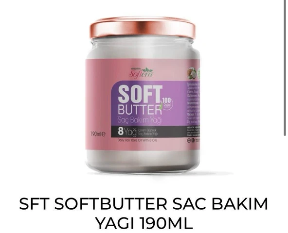 Softem Soft Butter Saç Bakım Yağı 190 Ml ürün görseli 1