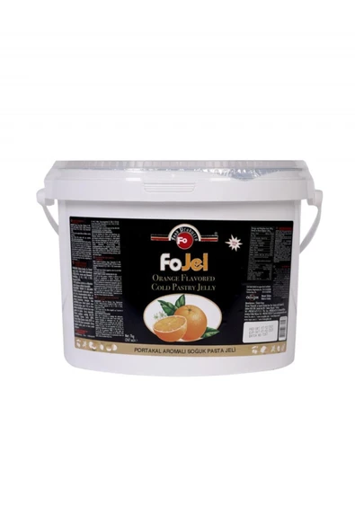 FO Portakal Aromalı Soğuk Pasta Jeli 7 kg ürün görseli 1