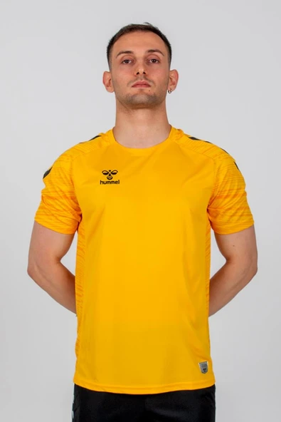 Hummel Line Antrenman Tişört Sarı - Resim 4
