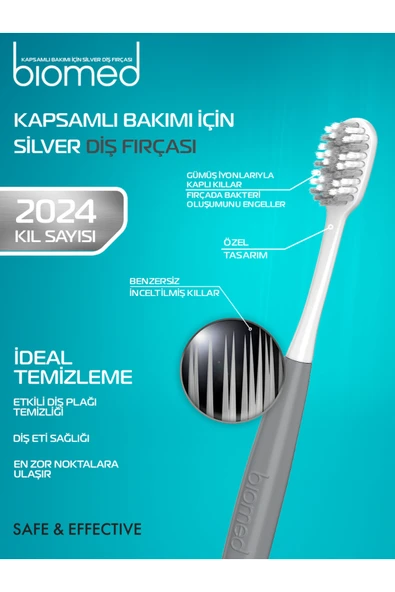 Biomed Silver Diş Fırçası Medium - Resim 4