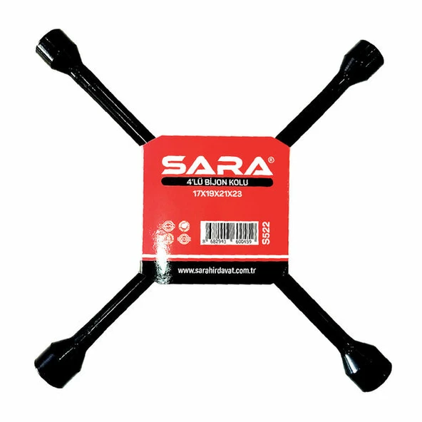 SARA S522 Profesyonel 4'lü Bijon Kolu (17x19x21x23) ürün görseli 1