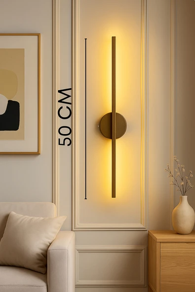 Eskitme 50cm Kablosuz Pilli Salon Koridor Tablo Duvar Resim Televizyon Kenarı Aplik Duvar Aydınlatma ürün görseli 1