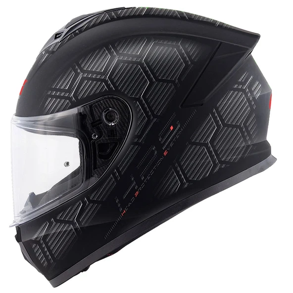 GIVI 50.X SNAKE MAT KARBON KASK MAT KARBON ürün görseli 1