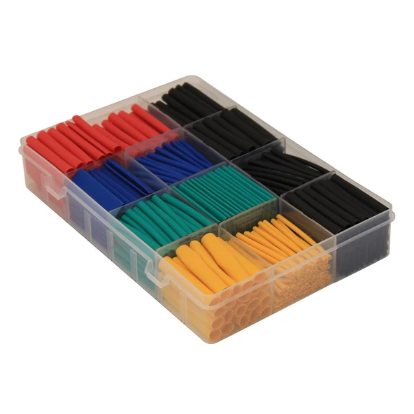 Isıyla Daralan Makaron Polyolefin Shrink Renkli Set Kutulu 530Ade ürün görseli 1