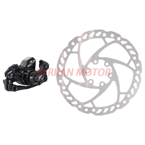 BİSİKLET DİSK FREN ÖN + ROTOR [160MM] ürün görseli 1