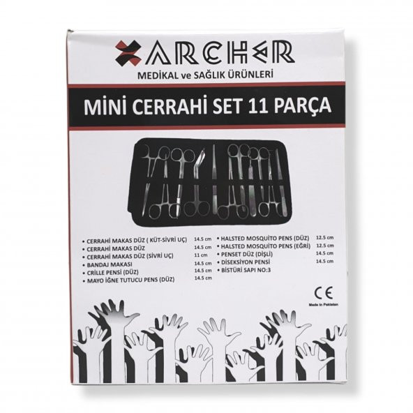 Archer Pansuman Seti 11 Parça (Mini Set) - Resim 9