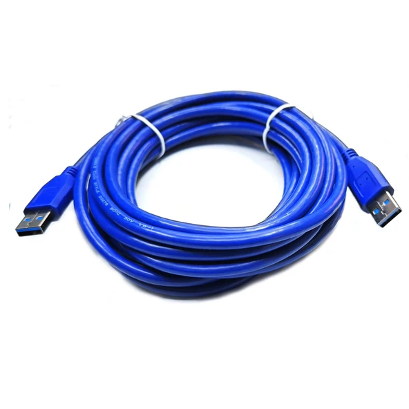 Usb 3.0 erkek erkek  şarj ve data kablosu 5m ürün görseli 1