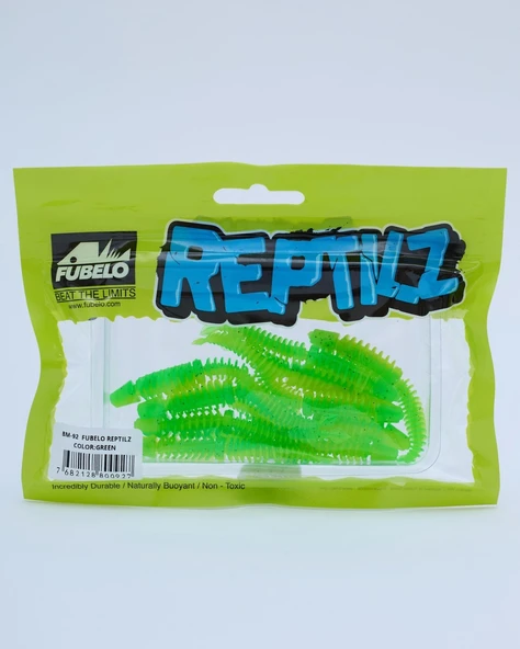 Fubelo Reptilz Sılıkon Yem Green 001 ürün görseli 1