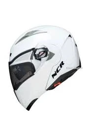 MOTOR KASK ÇENE AÇILIR GÖZLÜKLÜ NCR - 158 - BEYAZ BEYAZ ürün görseli 1