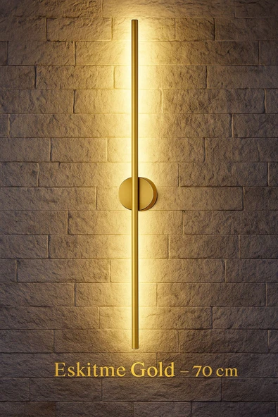 Modern Dekoratif Led Duvar Aplik 70 Cm Günışığı ESKİTME 1 Adet ( PİLLİ ) ürün görseli 1