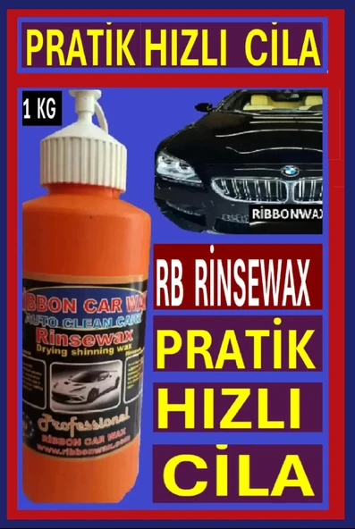 RB RİNSEWAX ( HIZLI CİLA - YAĞMUR SU KAYDIRICI ) 1 KG ürün görseli 1