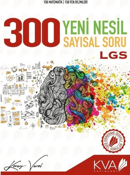 Koray Varol Akademi 8.Sınıf LGS 300 Yeni Nesil Sayısal Soru Bankası ürün görseli 1