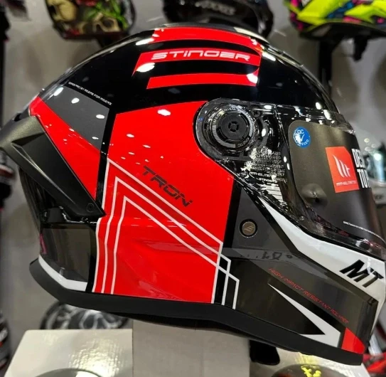MT STINGER 2 TRON B15 GLOSS KAPALI KASK TRON B15 ürün görseli 1