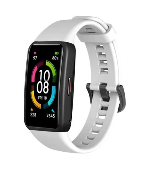 Honor Band 6 Akıllı Saat Uyumlu Sportif Silikon Kordon/Kayış ürün görseli 1