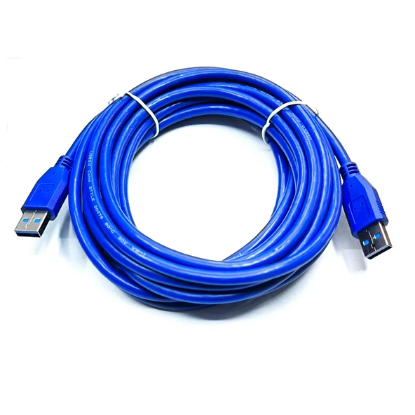 Usb 3.0 erkek erkek  şarj ve data kablosu 5m - Resim 2