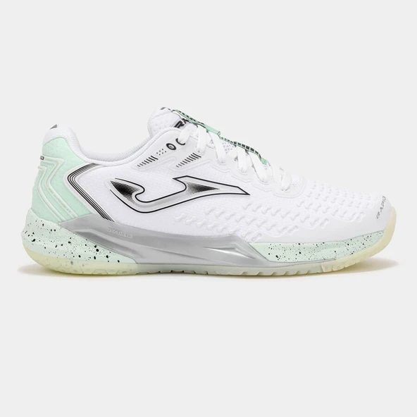 Joma Rapid Lady 25 TRALW2502AC Kadın Toprak & Sert Kort Tenis Ayakkabısı - Beyaz ürün görseli 1