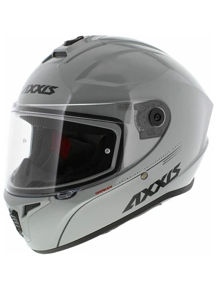 AXXIS DRAKEN S SOLID V.2 GLOSS GRAY KASK GLOSS GRAY ürün görseli 1