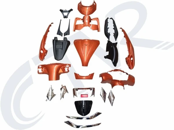 JUPİTER 125 CC KAPORTA SETİ ORANGE TURUNCU ürün görseli 1