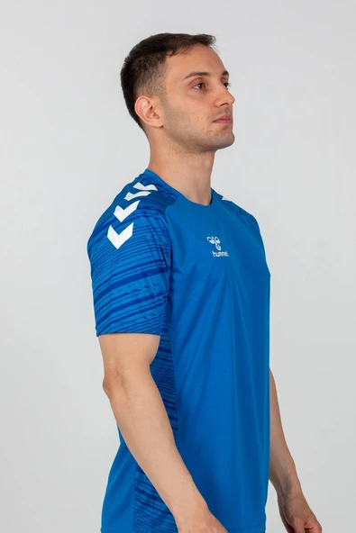 Hummel Line Antrenman Tişört Mavi - Resim 5