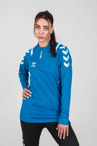 Hummel Dream Antrenman Eşofman Üstü Saks Mavi ürün görseli 1
