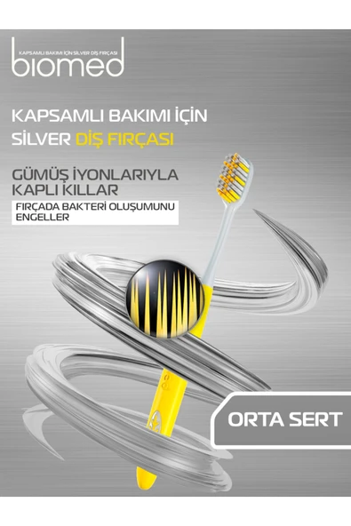Biomed Silver Diş Fırçası Medium - Resim 2