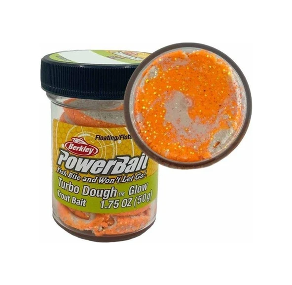 Berkley Powerbait Trout Dough Glow/orange/white Orange/white ürün görseli 1